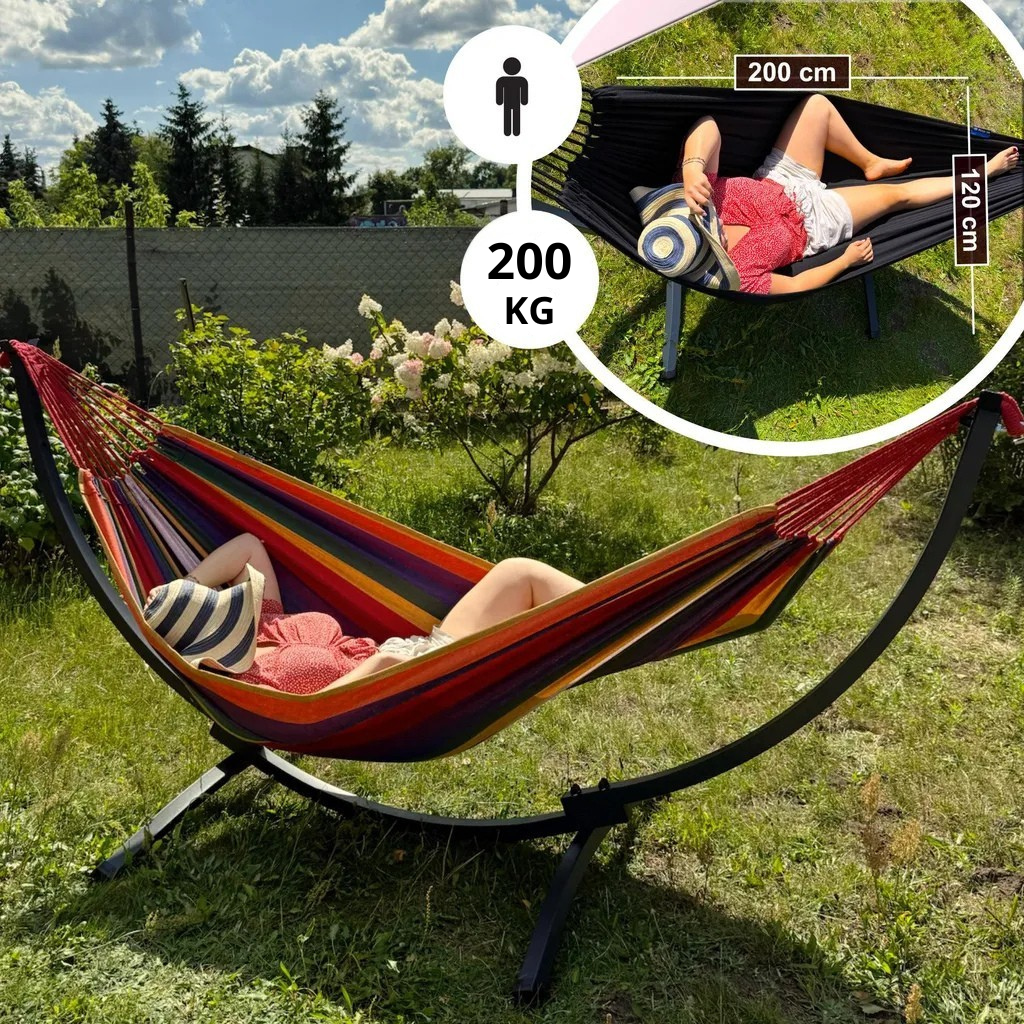 Hängematte mit Gestell